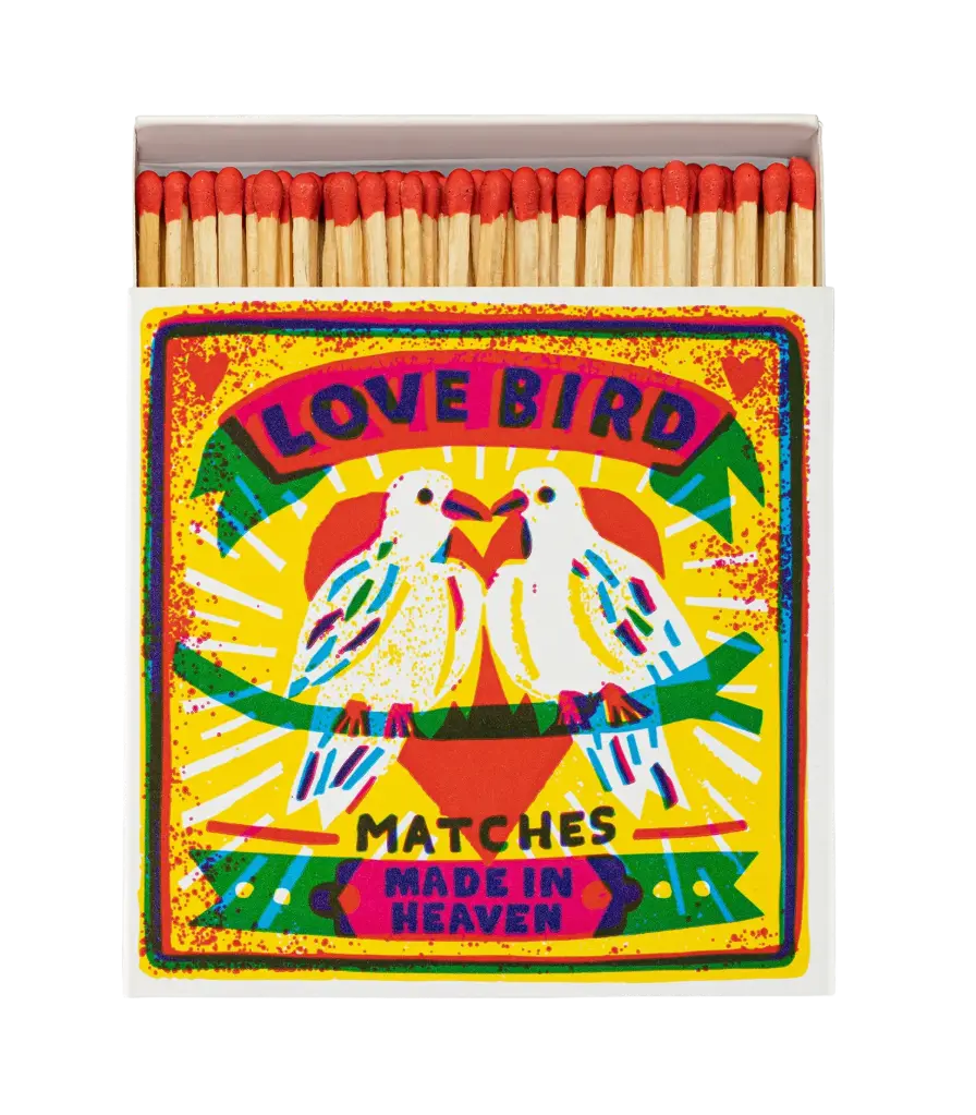 Archivist Love Birds lucifers