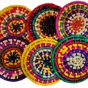 Coasters leaf palm small