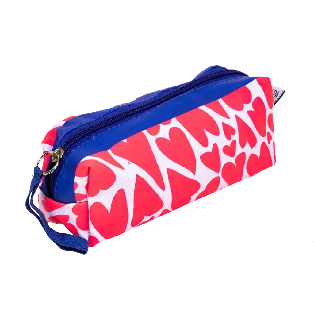 Pepa Lani etui square Fall Flower Hearts lila/pink