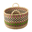 Kitsch Kitchen basket elephant grass round green M