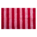 Kitsch Kitchen bathmat striped pink/red