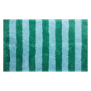 Kitsch Kitchen bathmat striped blue/green
