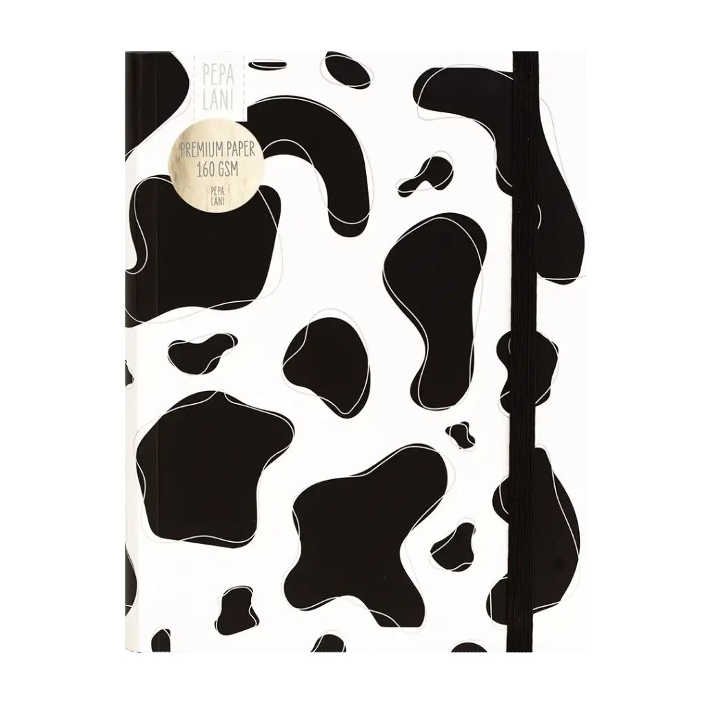 Pepa lani bullet journal PRO Black & White Cow 