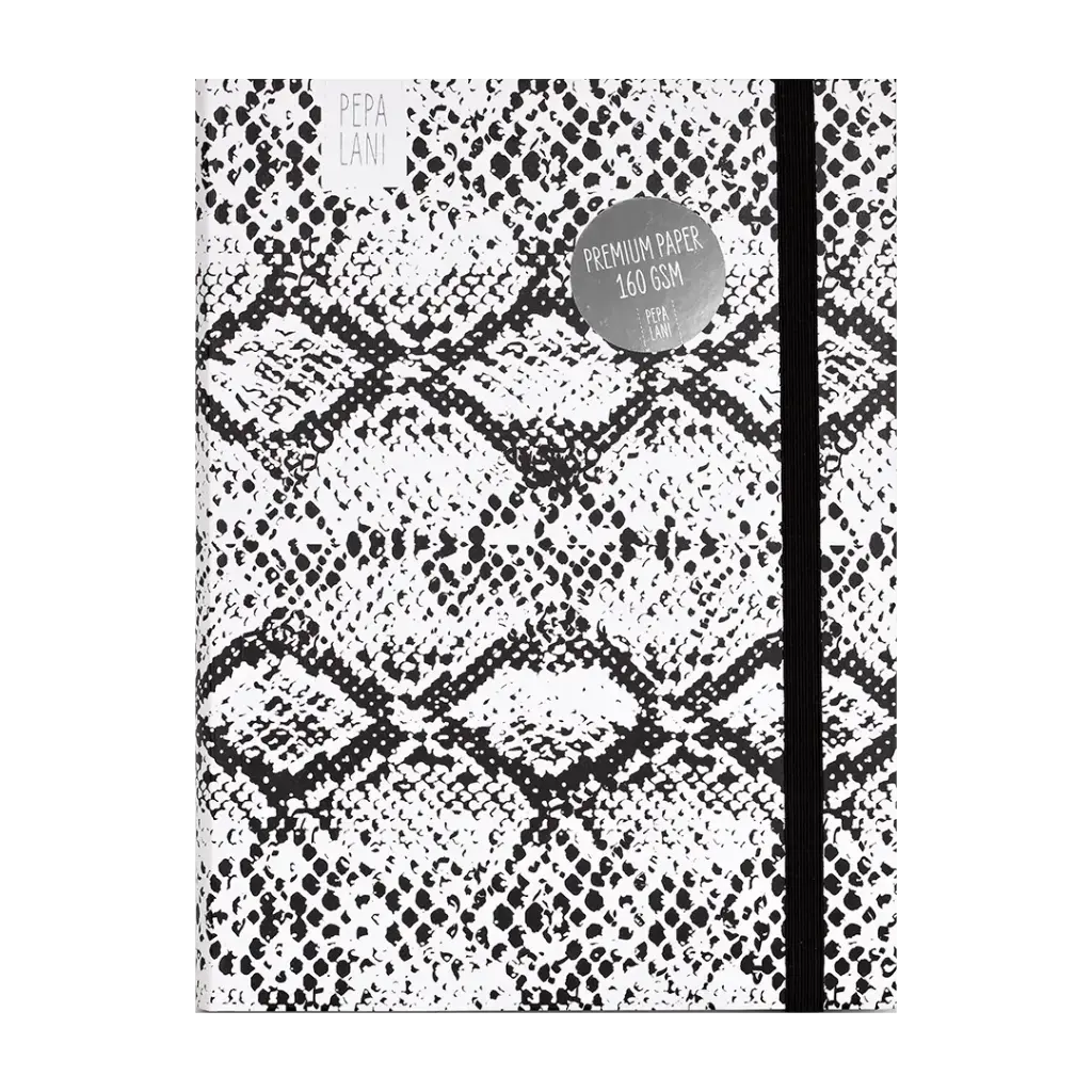 Pepa Lani bullet journal PRO Black & White Snake 