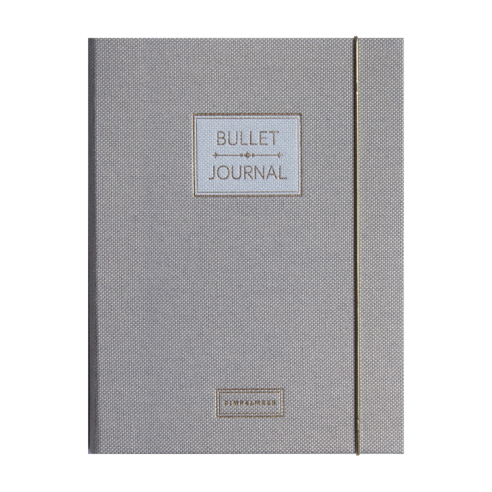 Pimpelmees bullet journal PRO Luxe edition linnen Mono Pencil grey FSC