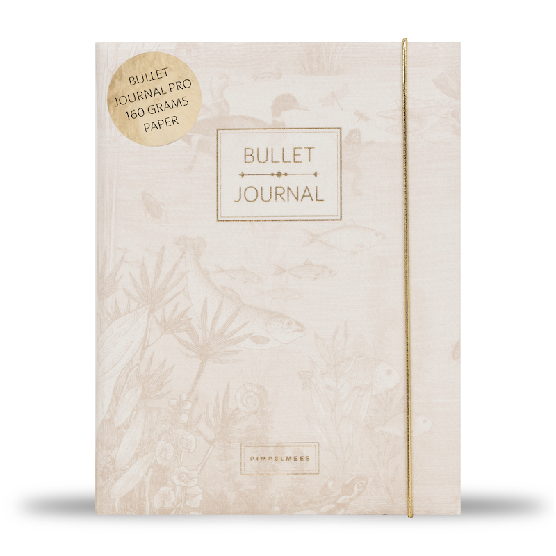 Pimpelmees bullet journal PRO Mono- Luxe edition print warm warm nude FSC