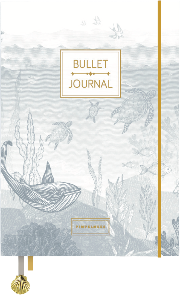 Pimpelmees bullet journal PRO Mono Luxe edition breezy blue 