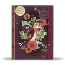 Pimpelmees bullet journal PRO Owl - Plum 