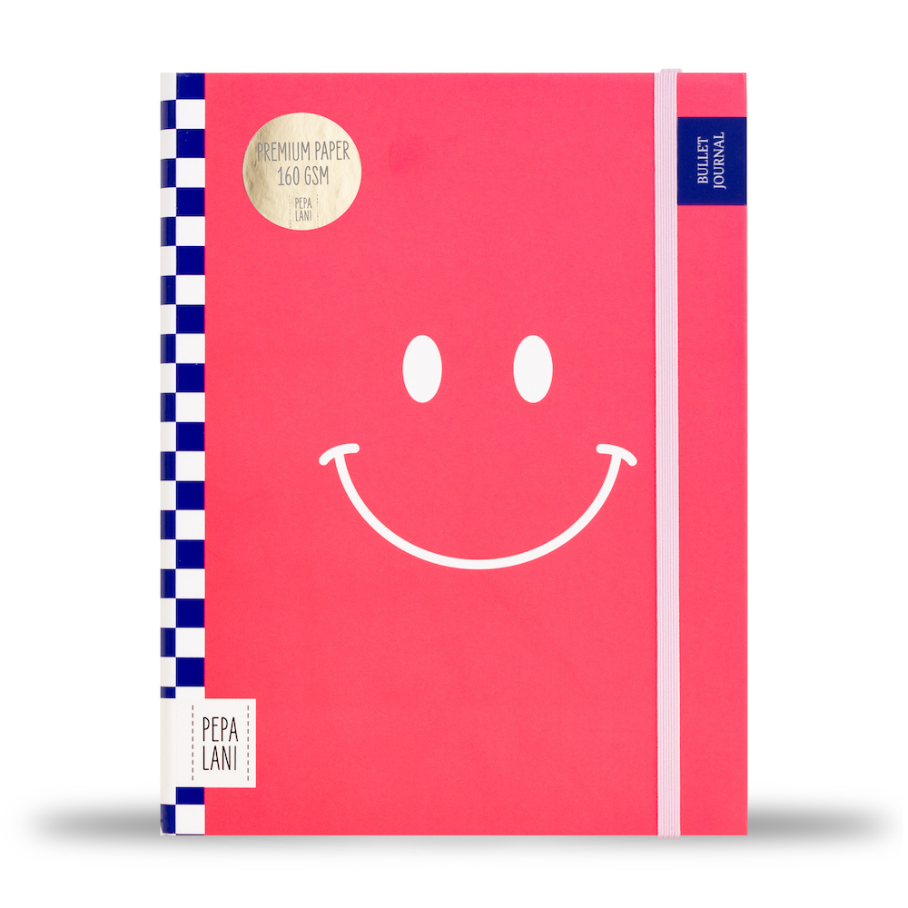 Pepa lani bullet journal PRO Flower smiley pink 