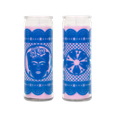 Kitsch Kitchen kaars in glas Papel Picardo Frida