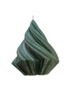 Kitsch Kitchen kerstboom kaars L donkergroen (32u)