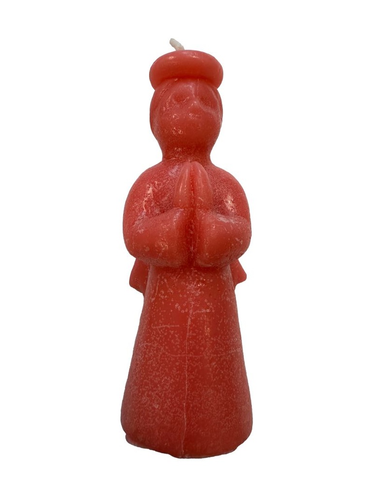 Kitsch Kitchen angel candle pink (6h)