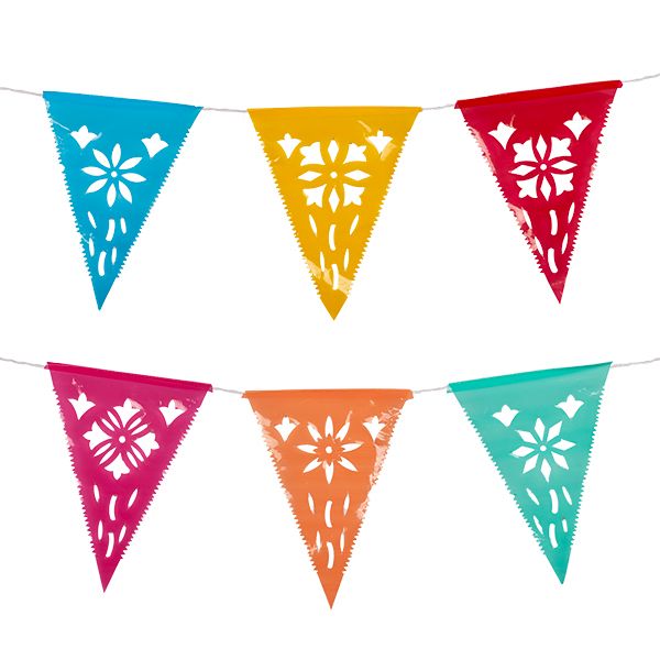 Plastic garland triangle 