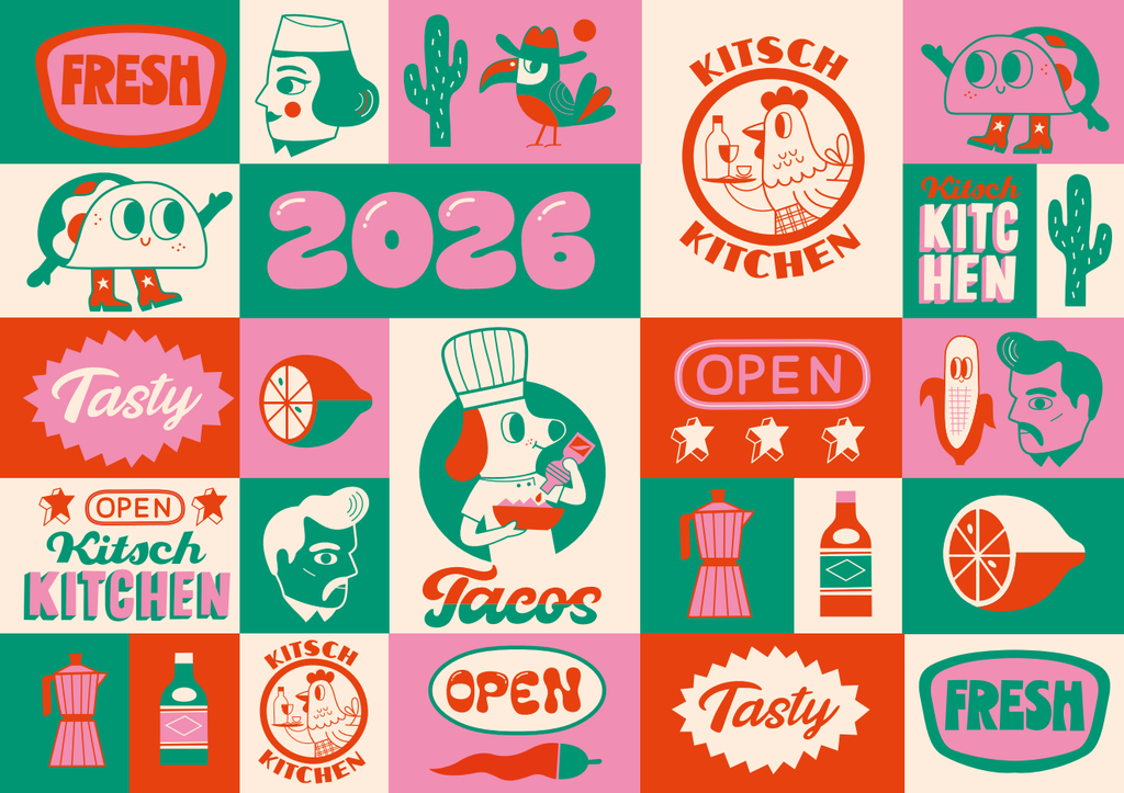 Kitsch Kitchen familie planner El Restaurante Tasty Taco 2026