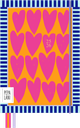 Pepa Lani school agenda 2025-2026 Flower Pink on orange fancy hearts