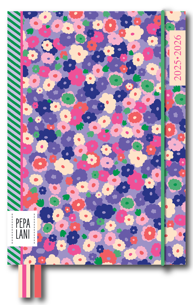 Pepa Lani academic diary 2025-2026 Flower Happy flowerbomb