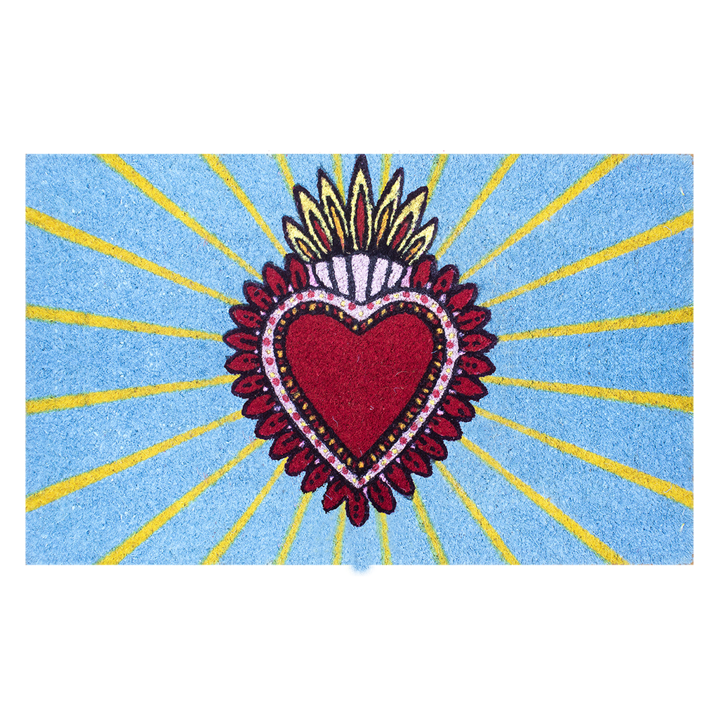 Kitsch Kitchen deurmat Milagro blauw 