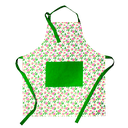 Kitsch Kitchen apron Mercado de Flores green
