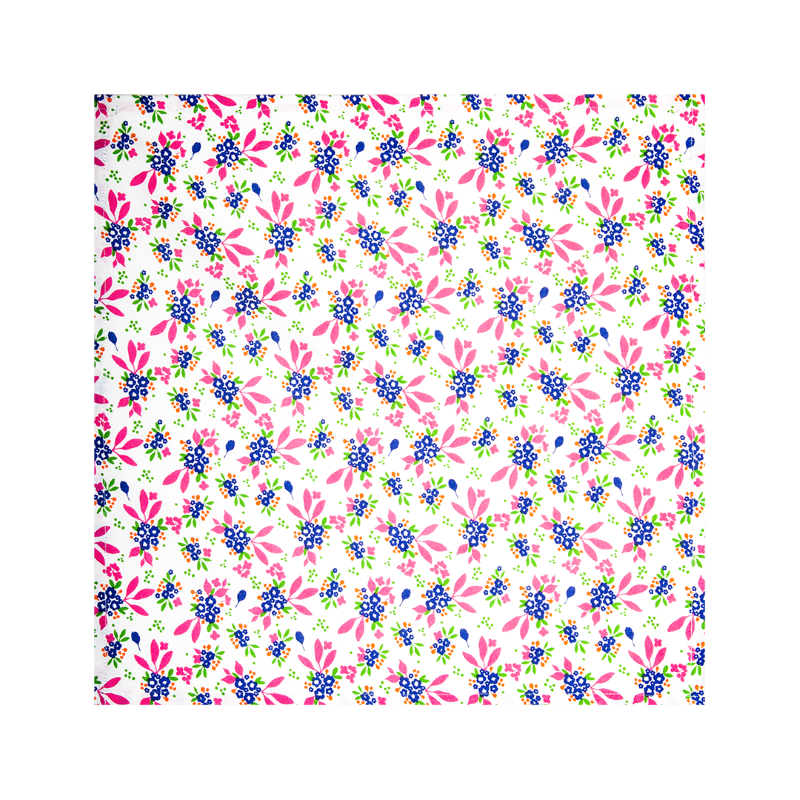 Kitsch Kitchen napkin Mercado de Flores blue