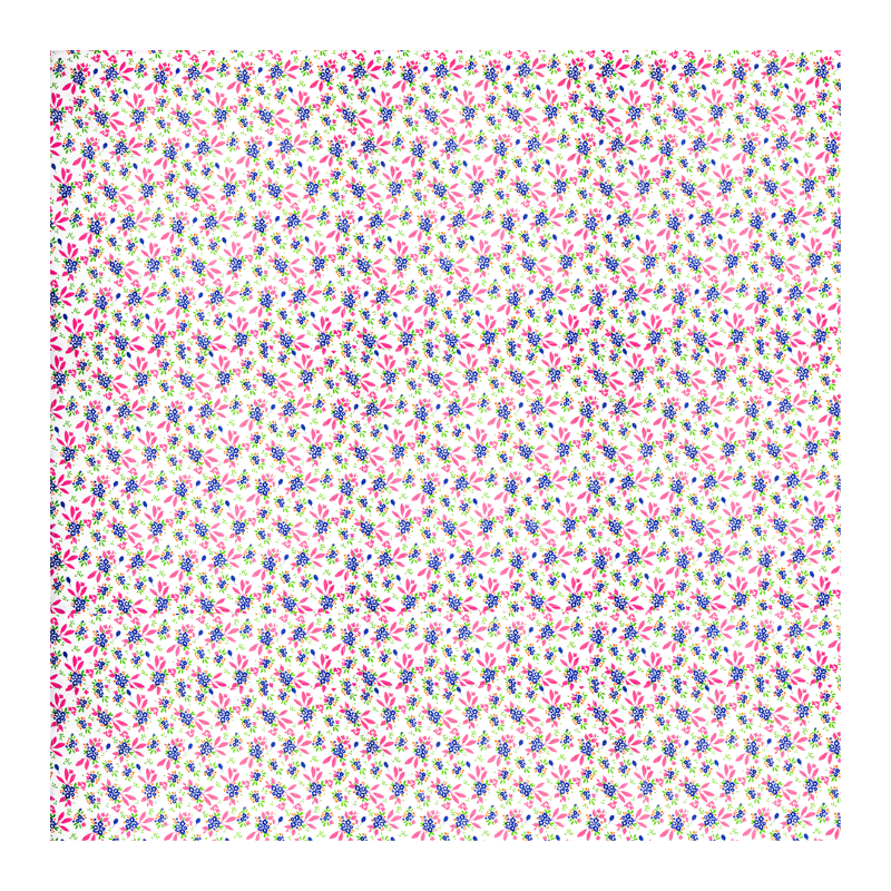 Kitsch Kitchen tafelkleed Mercado de Flores blauw 150 x 250 cm