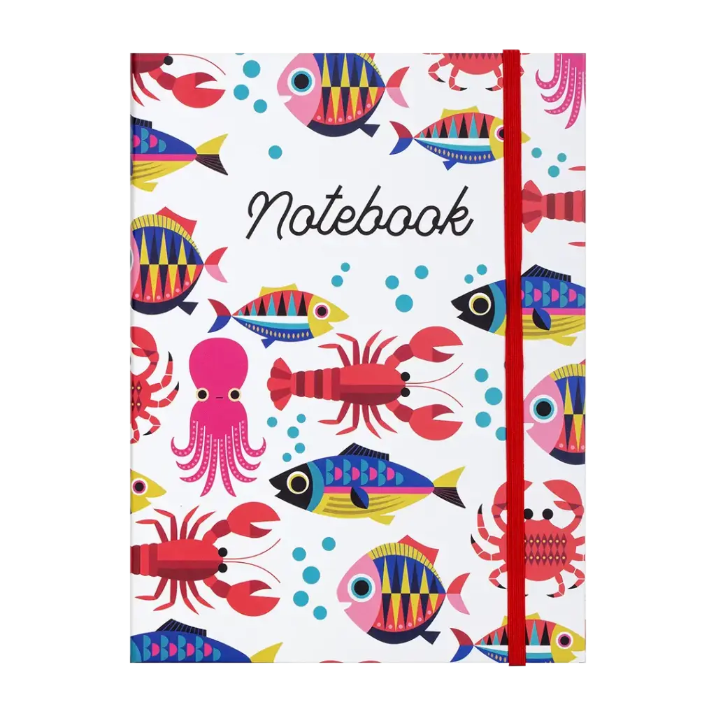 Kitsch Kitchen notebook Sealife