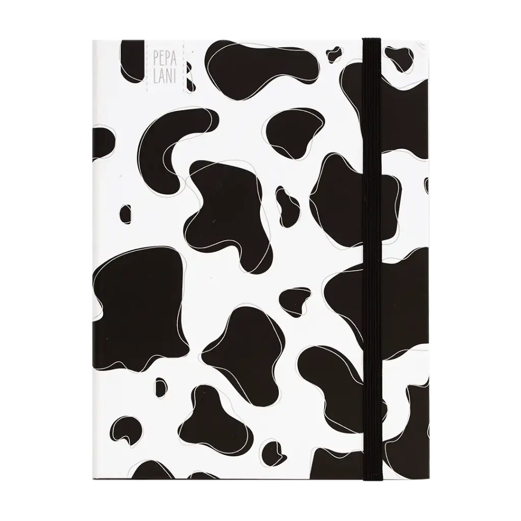 Pepa lani notitieboek A5 Black & White Cow 