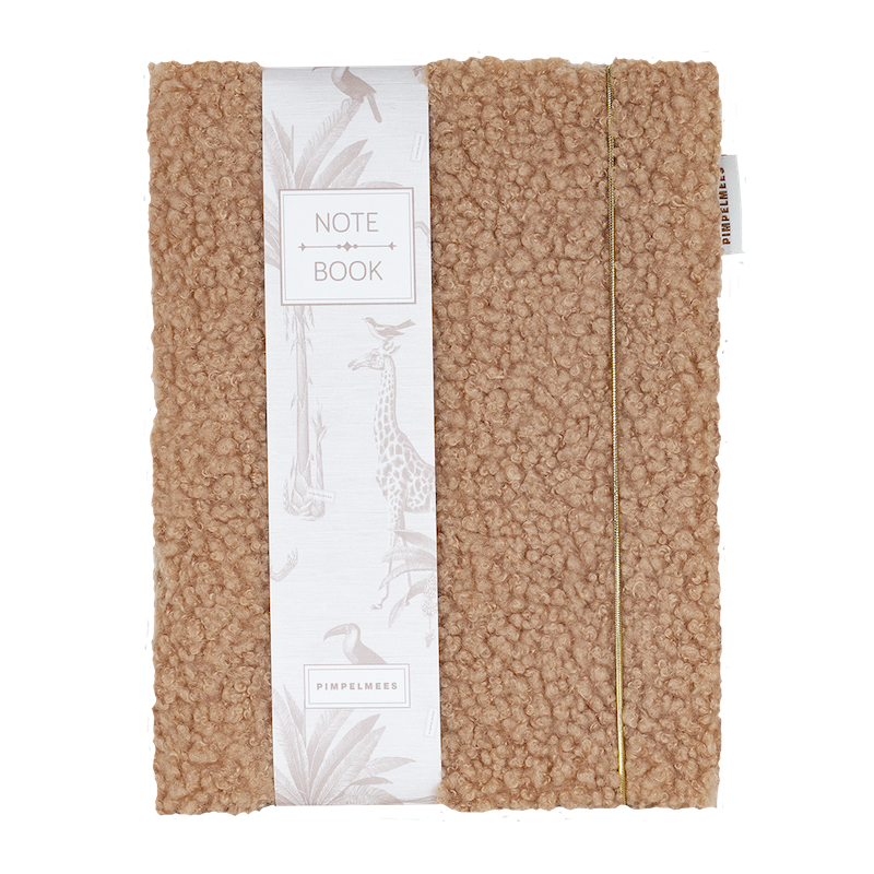 Pimpelmees notitieboek Mono Teddy warm nude 