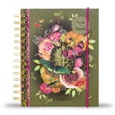 Pimpelmees notebook A5 WIREO XXL Turtle - Olive 