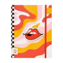 Pepa Lani notebook A5 Flower Retro smile 
