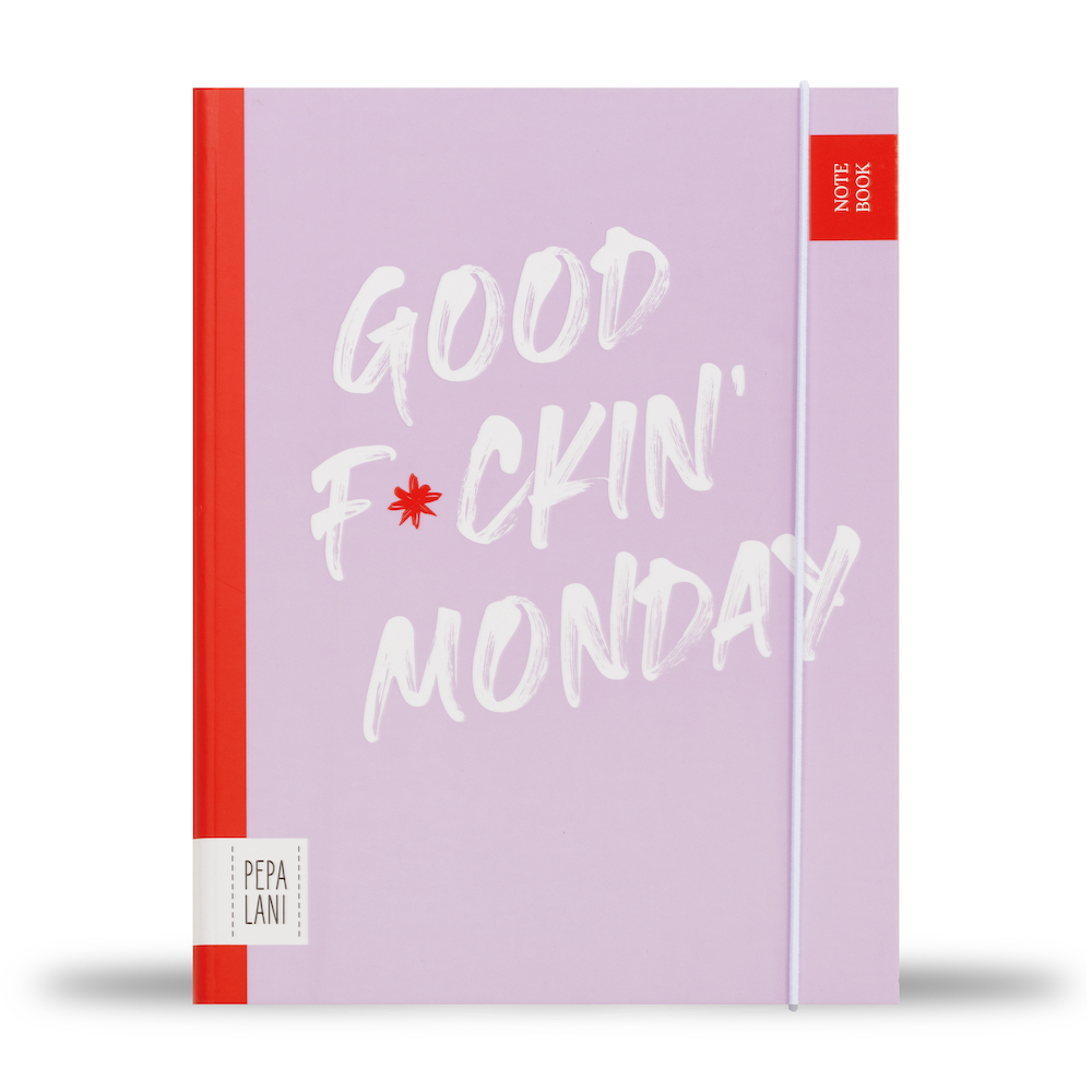 Pepa Lani notebook A5 Flower good f*ckin' monday 