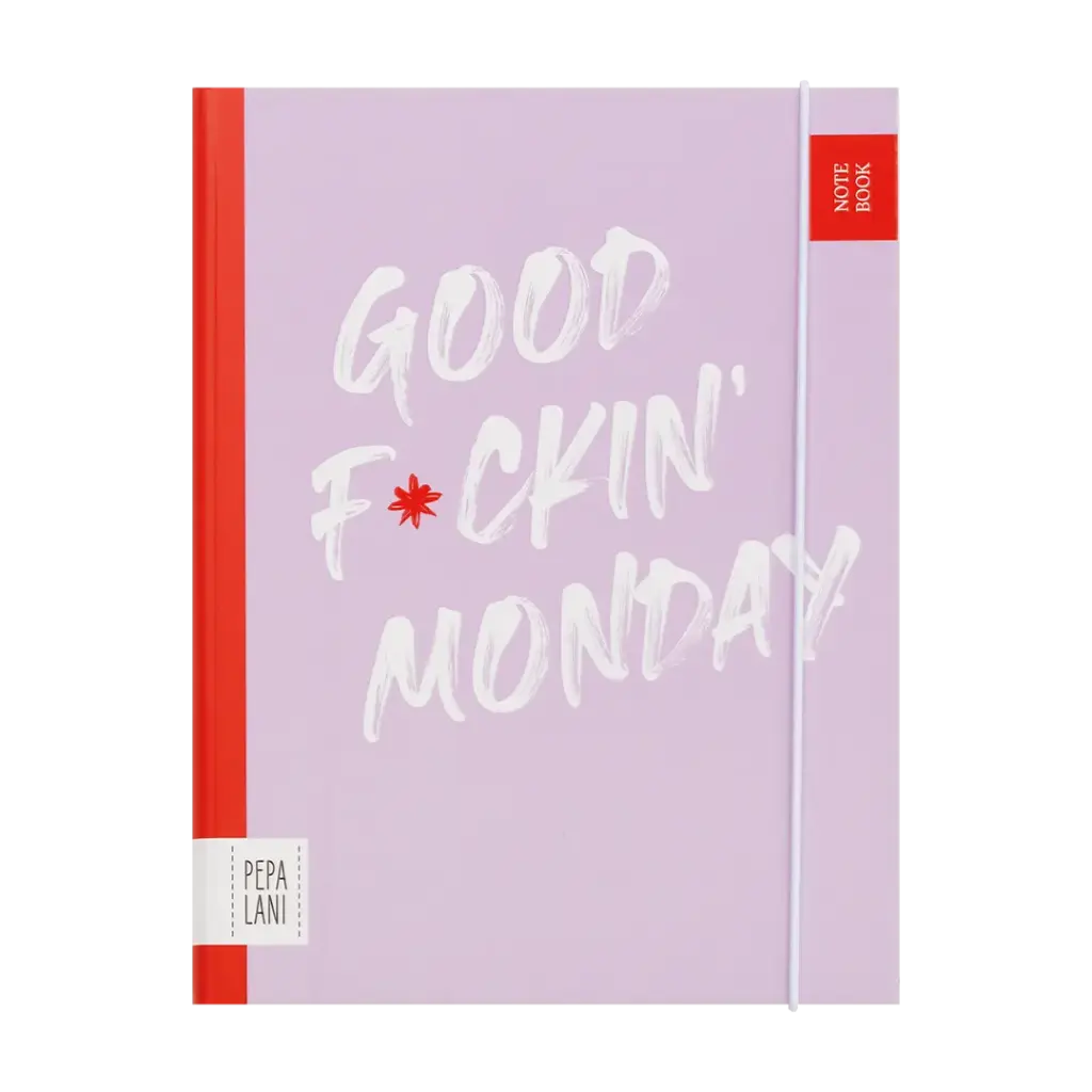 Pepa Lani notebook A5 Flower good f*ckin' monday 