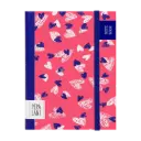Pepa Lani notitieboek A6 Flower small hearts roze/wit 