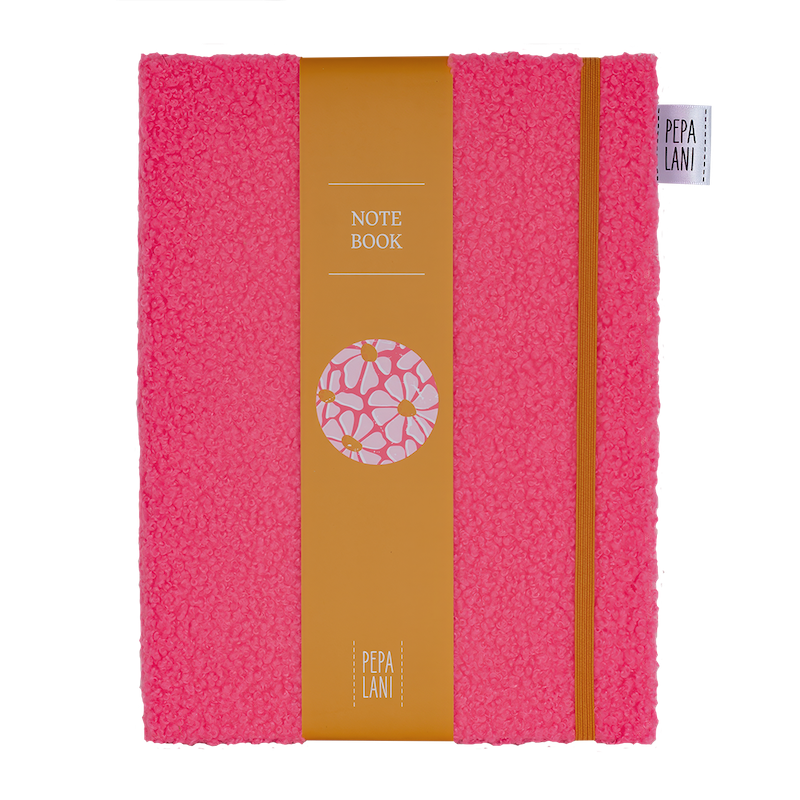 Pepa Lani notitieboek A5 Spring Flower & Fruity Furry roze 