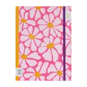 Pepa Lani notebook A5 Spring Flower & Fruity Pink flowers 