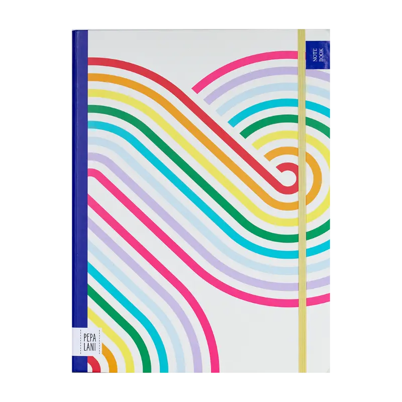 Pepa Lani notebook A4 Spring Flower & Fruity Retro swirl 