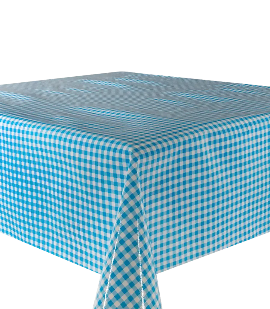 Kitsch Kitchen tafelzeil Mascota lichtblauw 10 cm (1,20 breed)