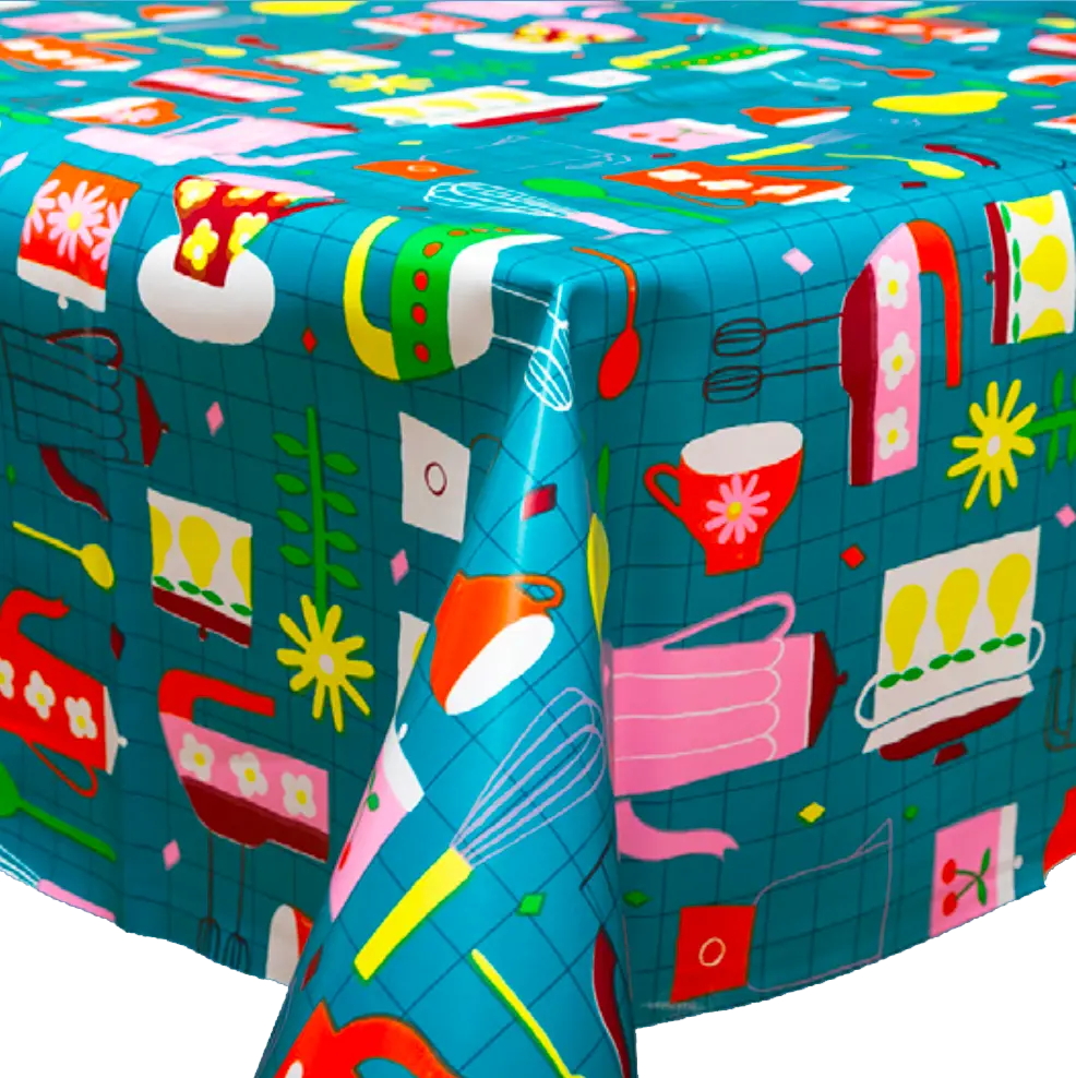 Kitsch Kitchen oilcloth Cocina 10 cm
