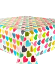 Kitsch Kitchen tafelzeil Hearts 10 cm (1,40 breed)