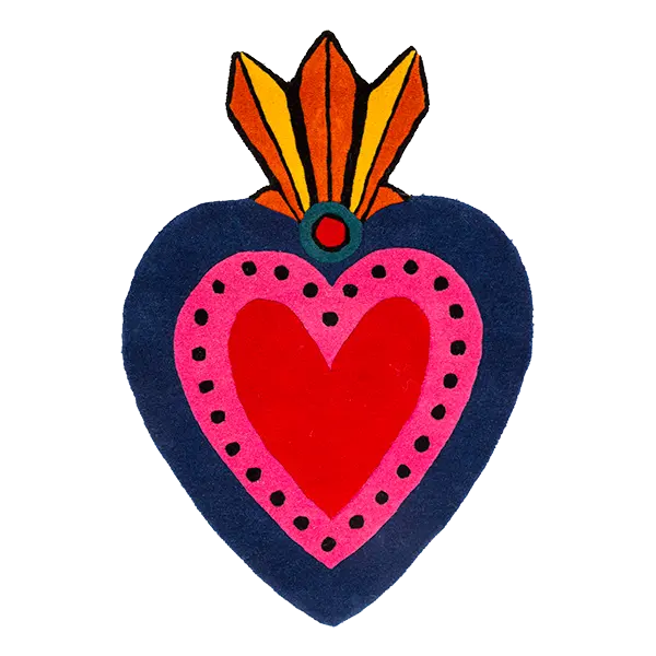 Kitsch Kitchen vloerkleed Milagro hart L