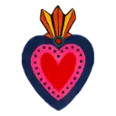 Kitsch Kitchen vloerkleed Milagro hart L