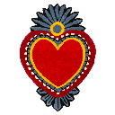 Kitsch Kitchen rug Milagro heart M