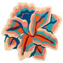 Kitsch Kitchen rug Sword Lily multi