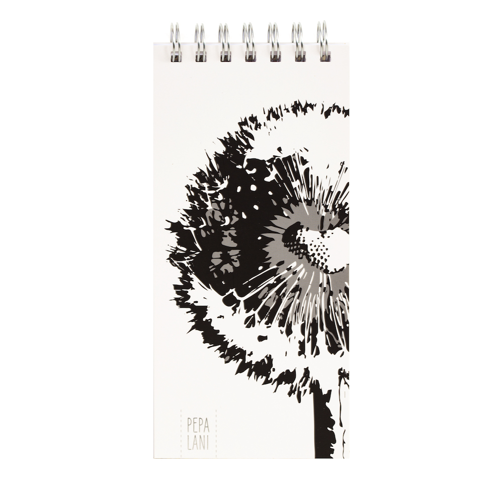 Pepa lani to do list Black & White flower 