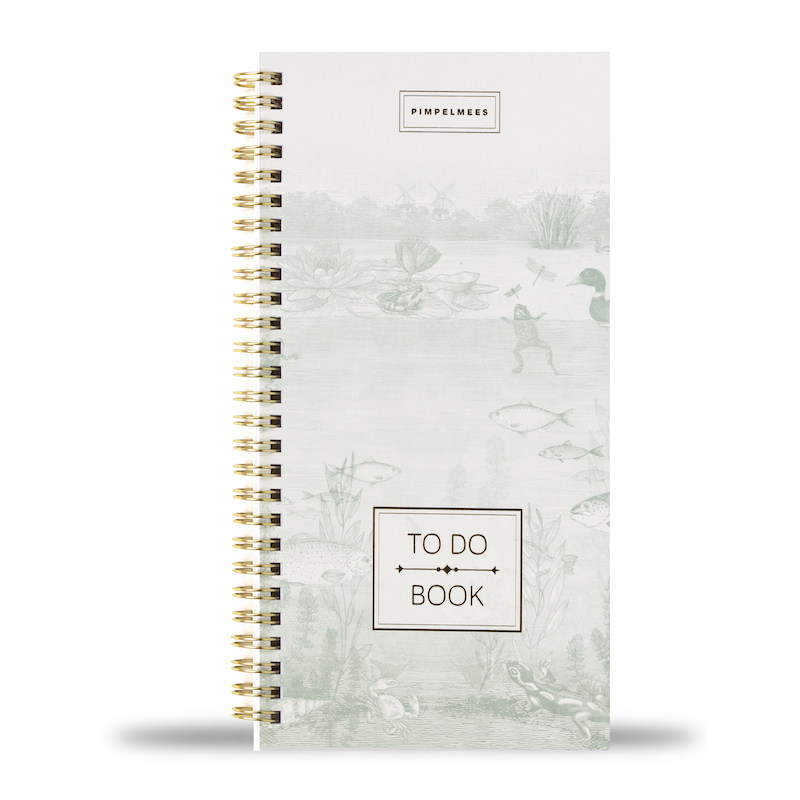Pimpelmees to do book Mono Vintage green 