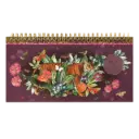 Pimpelmees desk planner Tiger - plum 