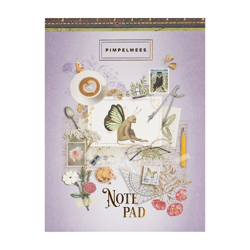 Pimpelmees to do notitieblok Wonderland - Berry Wingmonkey 