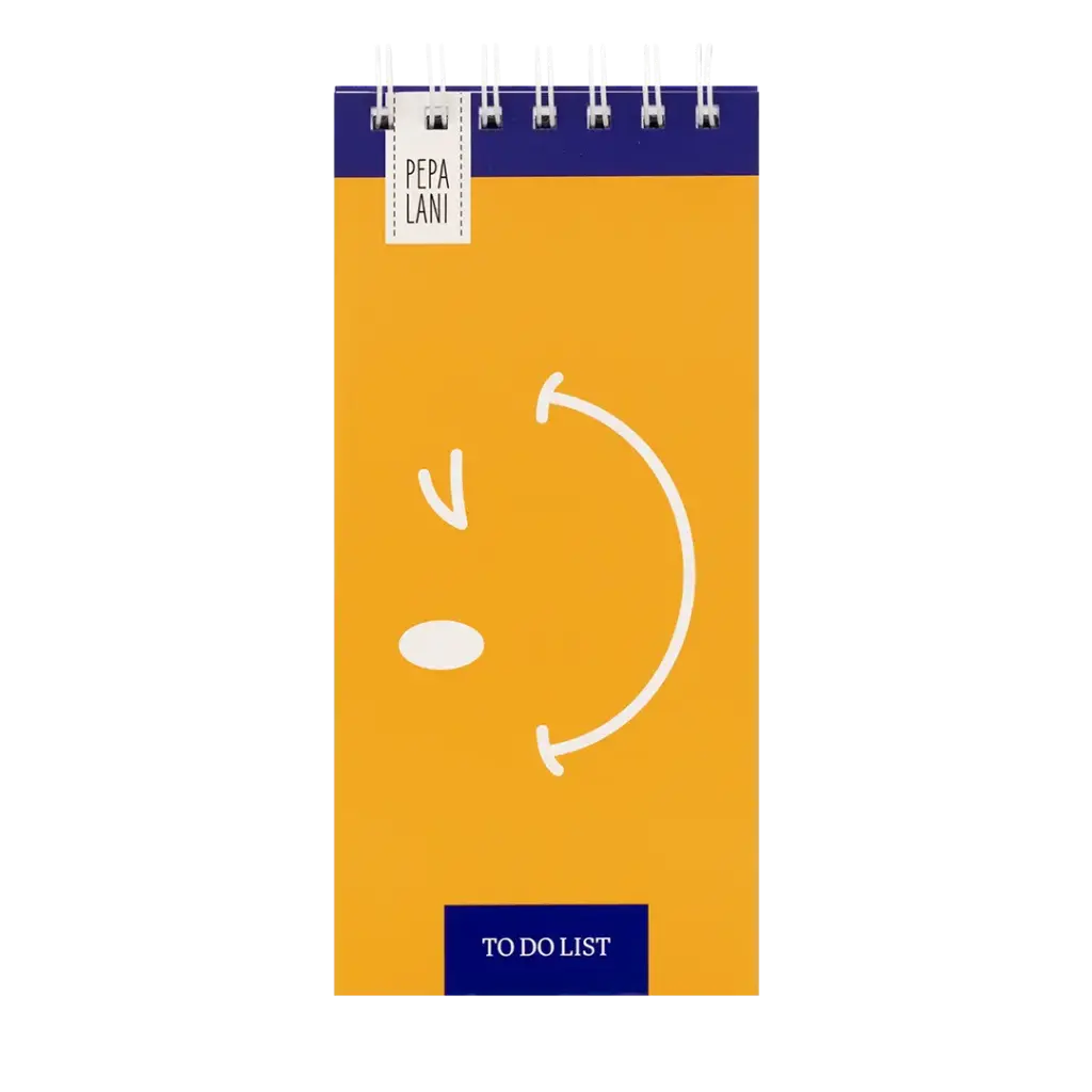 Pepa Lani to do lijst Flower smiley oranje 