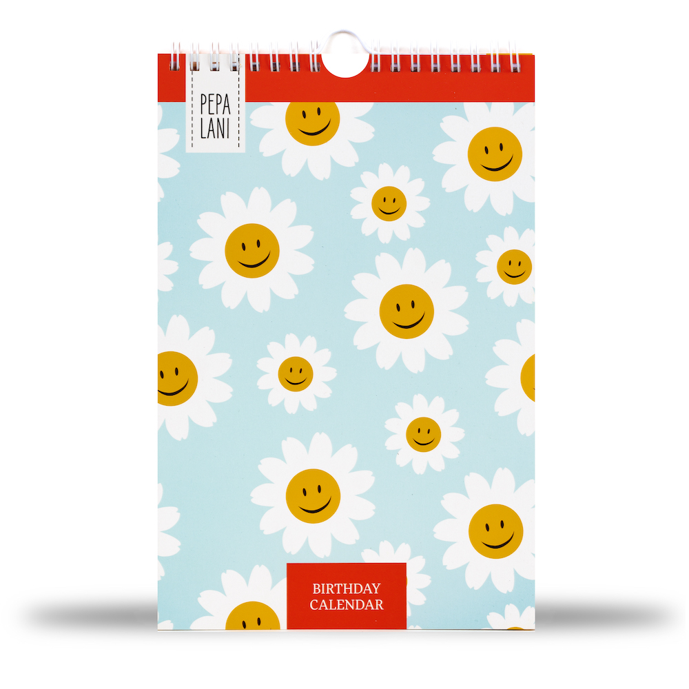 Pepa lani verjaardagskalender Flower smiley flowers 