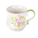 Kitsch Kitchen mug Mercado de Flores green 350 ml