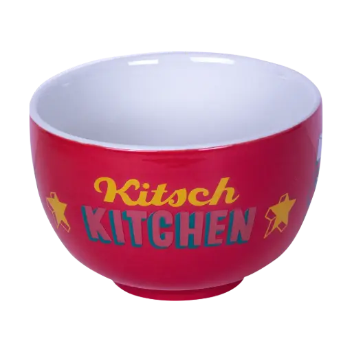 [KK.80032] Kitsch Kitchen bowl El Restaurante red